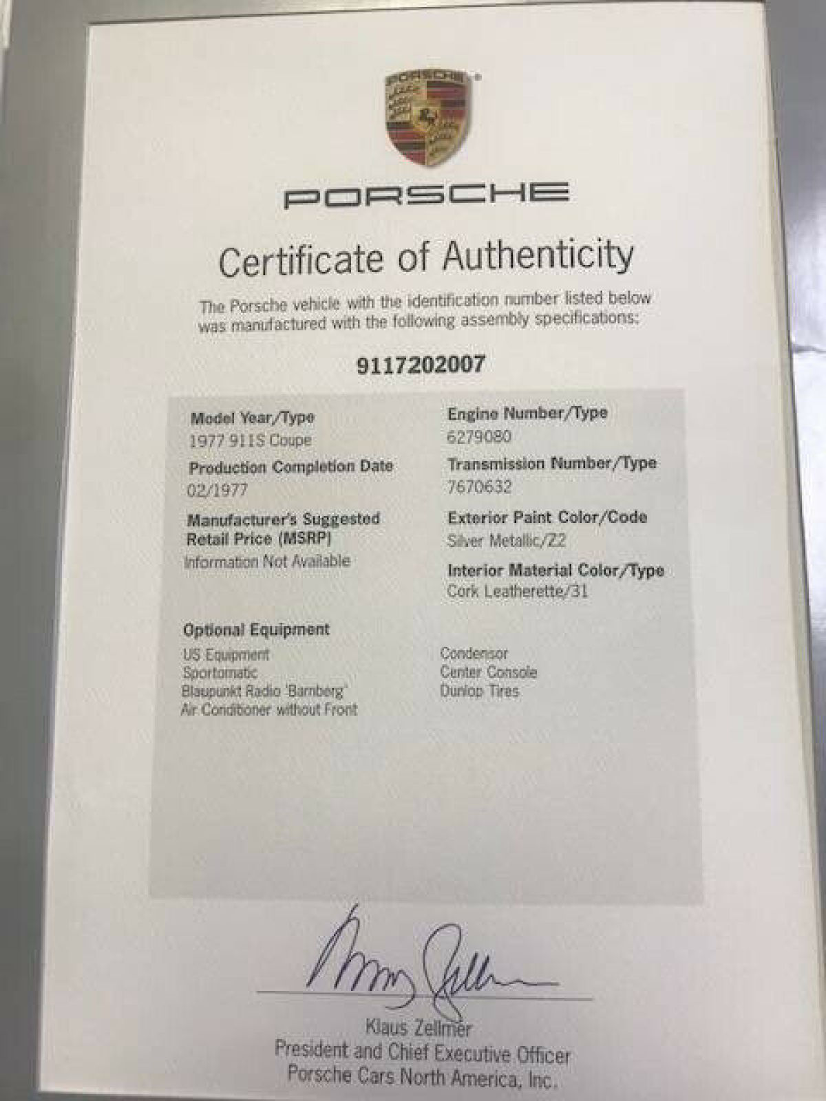 1977 Porsche 911 S - photo 10