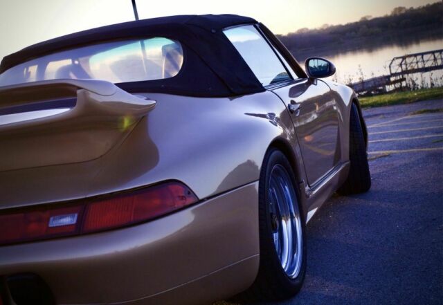 1977 PORSCHE 930 TURBO CABRIOLET 39,000 Miles GOLD METALLIC RUF 6 cyl 4 Speed M 1977 Porsche 930 TURBO CABRIOLET --