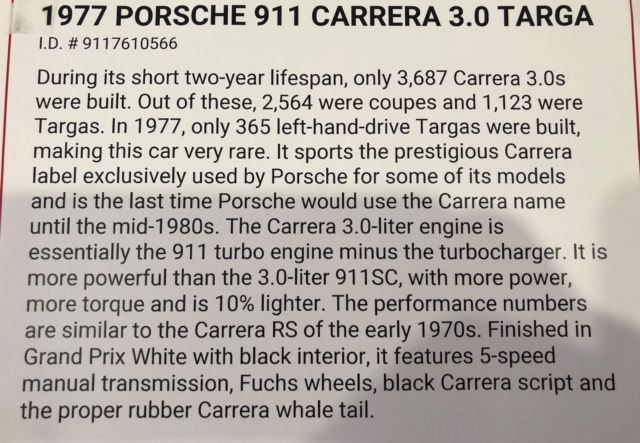 1977 Porsche 911 Targa - photo 3