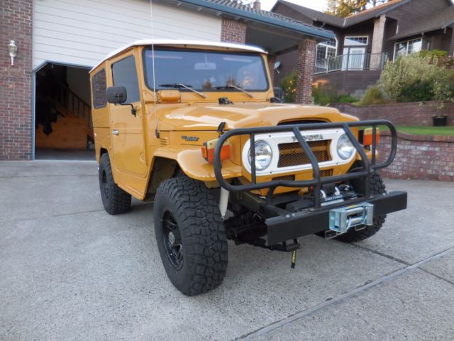 1977 Toyota FJ-40 low miles V8 4 spd "awesome FJ" 74,585 original miles 1977 Toyota Land Cruiser