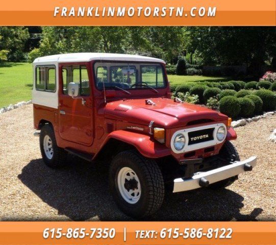 1977 Toyota Land Cruiser FJ40 0 Miles Red SUV 2F Manual 1977 Toyota Land Cruiser FJ40