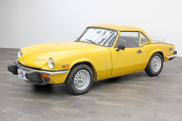 19770000 Triumph Spitfire Convertible with Factory Hard Top