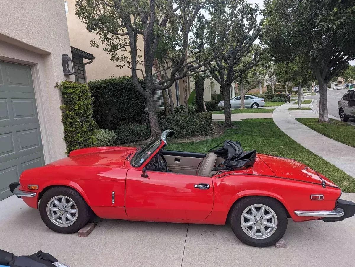 1977 Triumph Spitfire Red 1977 Triumph Spitfire