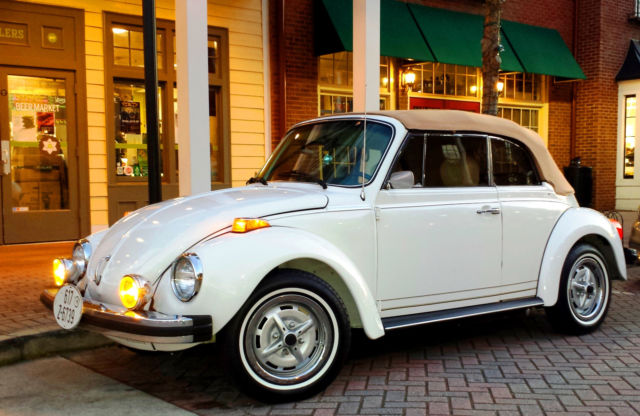 1977 Volkswagen Super Beetle Convertible Champagne Edition 1 of 1000 1977 Volkswagen Beetle - Classic Champagne Edition