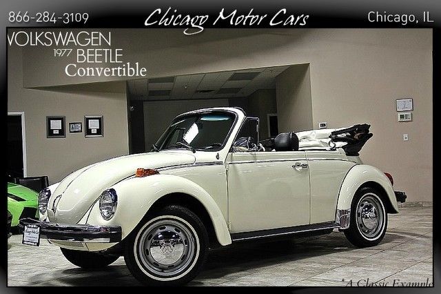 1977 Volkswagen Super Beetle Convertible Manual Only 14k Miles! CollectorQuality 1977 Volkswagen Beetle - Classic 2dr Convertible