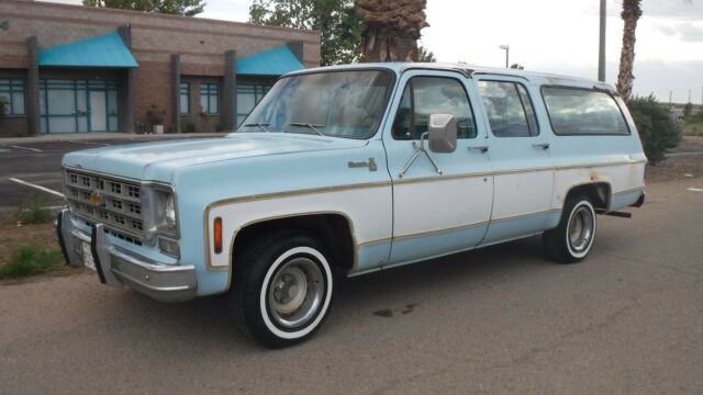 1977 WEST TEXAS SURVIVOR BARN FIND COOL PATINA A/C ORIG PAPER WORK 1978 1976 1977 Chevrolet Suburban