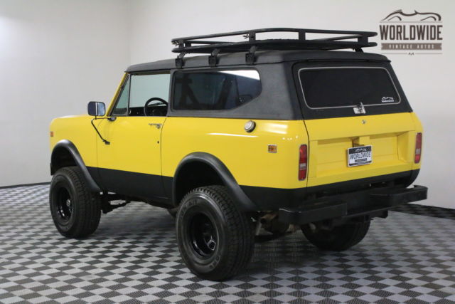 1977 International Harvester Scout 345 V8 A/C AUTOMATIC CONVERTIBLE - photo 11