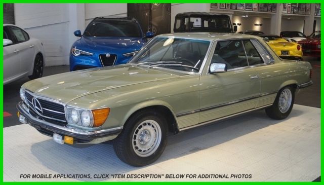 1978 450SLC Euro Bumper, Mohair Wool Interior, Original Everything 1978 Mercedes-Benz 400-Series