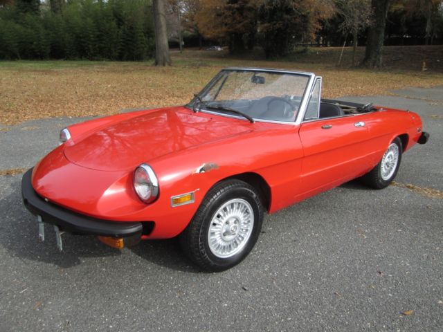 1978 ALFA ROMEO SPIDER 2 OWNER 79K RUNS DRIVES GREAT FEMALE OWNED FOR MANY YEARS 1978 Alfa Romeo Spider 2000