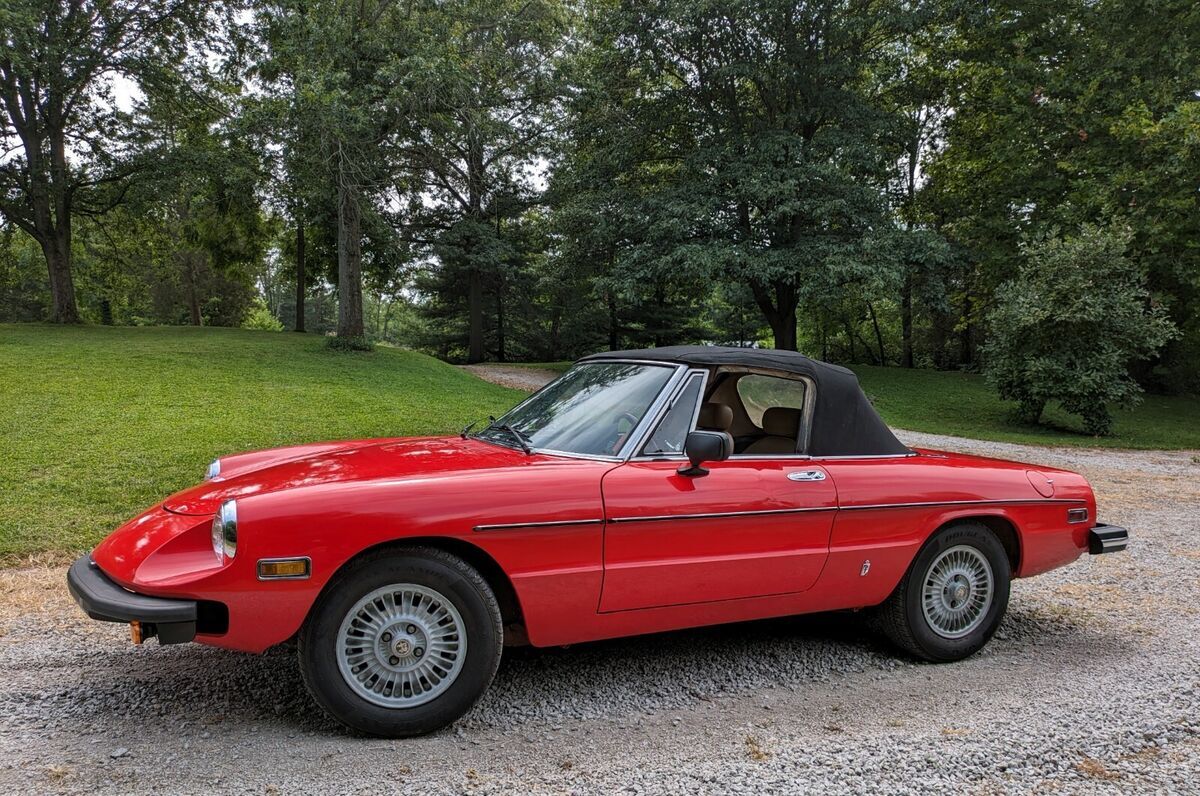1978 Alfa Romeo Spider, no rust, new paint and nice top. Needs some detailing. 1978 Alfa Romeo Spider 2.0ltr Veloce