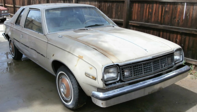 1978 AMC CONCORD DL COUPE! RESTORE, PARTS, OR HOT ROD! RUNS/DRIVES! 1978 AMC CONCORD DL D/L