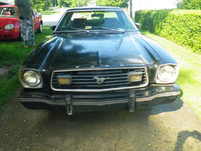 1978 Black Ford Mustang Ghia 2 door 1978 Ford Mustang