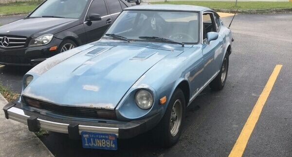 1978 BLUE Datsun 280Z Base Coupe 2-Door 2.8L In the Movies Pain & Gain, StepUp R 1978 Datsun Z-Series chrome