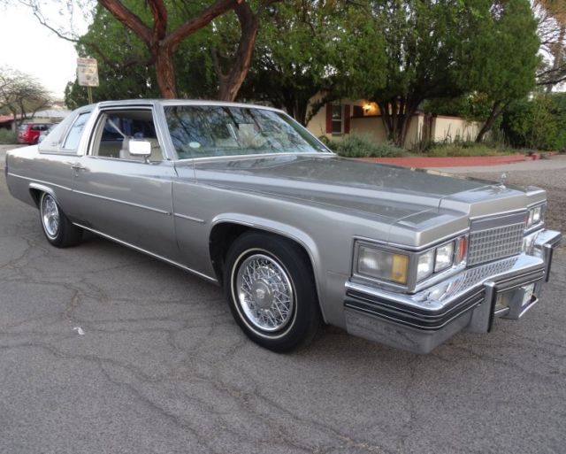 1978 Cadillac Coupe DeVille 2dr Brougham style survivor rust free AZ CAR loaded 1978 Cadillac DeVille 2 door vinyl top