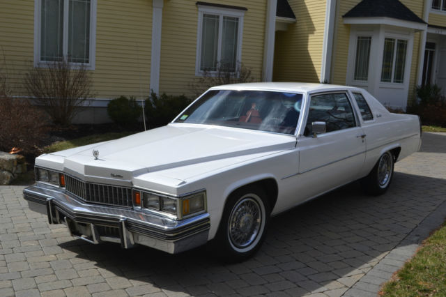 1978 Cadillac Coupe DeVille White Runs Drives Body Int Good 425 Big Block Auto! 1978 Cadillac DeVille Runs Drives Body Int Good 425 Big Block Auto
