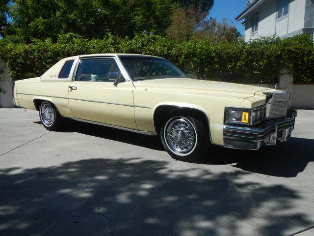 1978 Cadillac CoupeDeville 69000 Miles Tripple Yellow NO RESERVE 1978 Cadillac DeVille Coupe DeVille