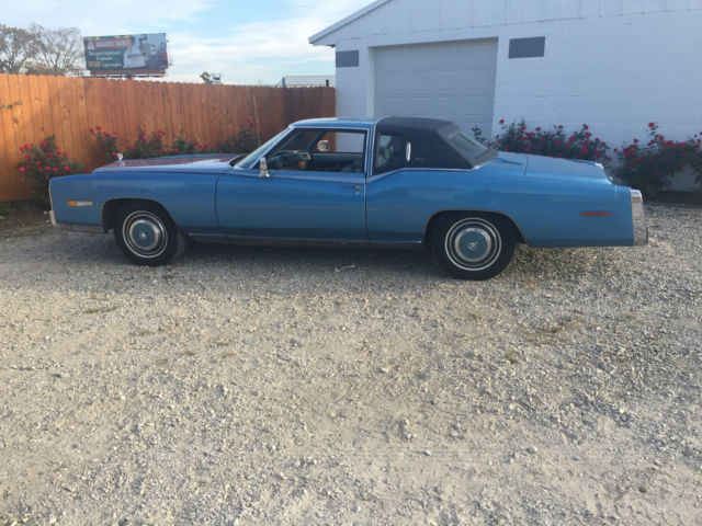 1978 Cadillac Eldorado Biarritz Rare Special Edition Runs and Drives Excellent 1978 Cadillac Eldorado Biarritz Coupe 2-Door