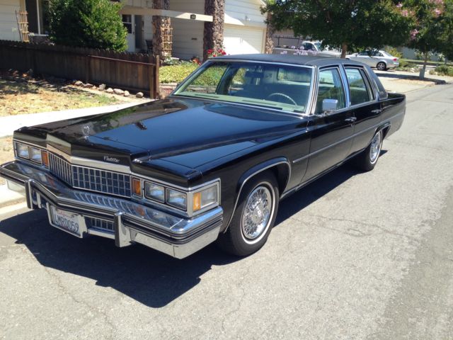 1978 Cadillac Fleetwood Brougham 28k org mi -Super Clean- New Paint Blk Classic 1978 Cadillac Fleetwood Brougham