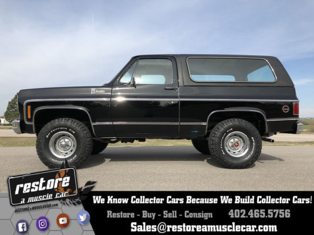 1978 Chevrolet Blazer 19512 Miles Midnight Black SUV LS9 350ci V8 3 Speed Autom 1978 Chevrolet Blazer --