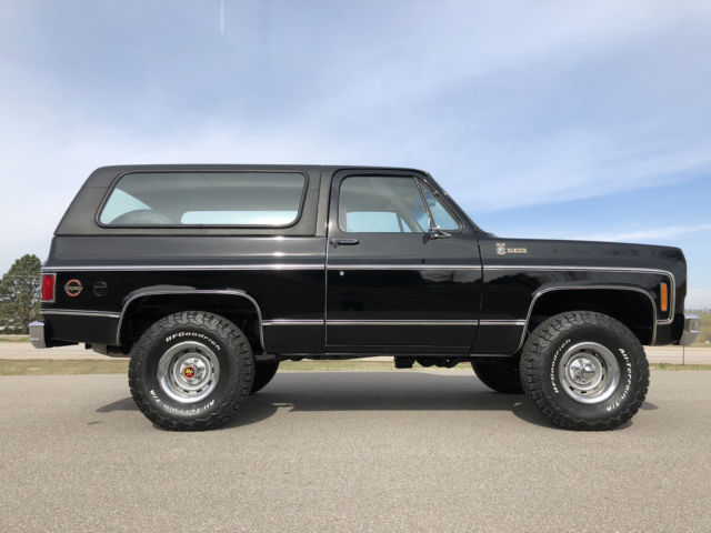 1978 Chevrolet Blazer K5, 4x4, Cheyenne, 19k miles, Black, Mint - photo 10