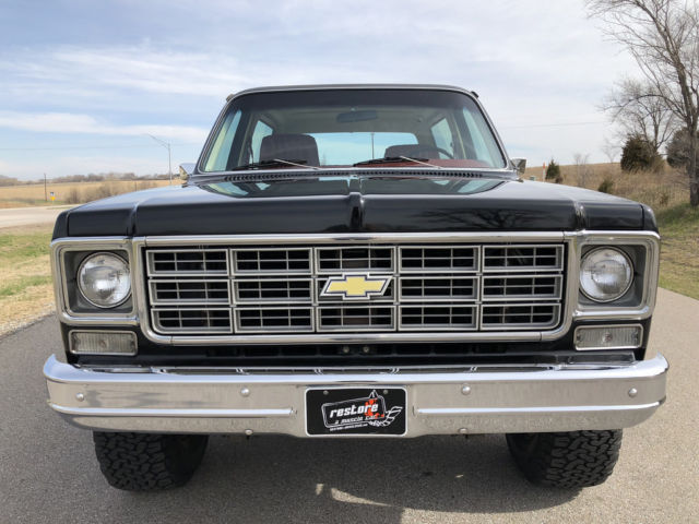 1978 Chevrolet Blazer K5, 4x4, Cheyenne, 19k miles, Black, Mint - photo 11