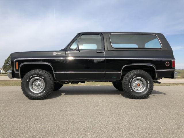 1978 Chevrolet Blazer K5, 4x4, Cheyenne, 19k miles, Black, Mint - photo 12