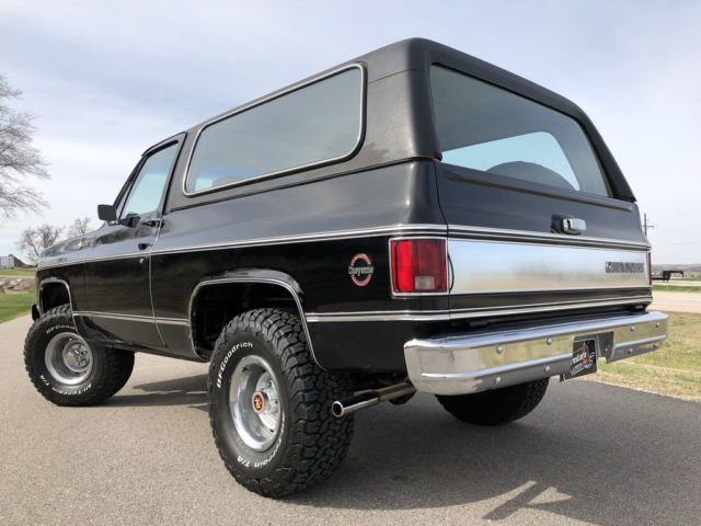 1978 Chevrolet Blazer K5, 4x4, Cheyenne, 19k miles, Black, Mint - photo 6