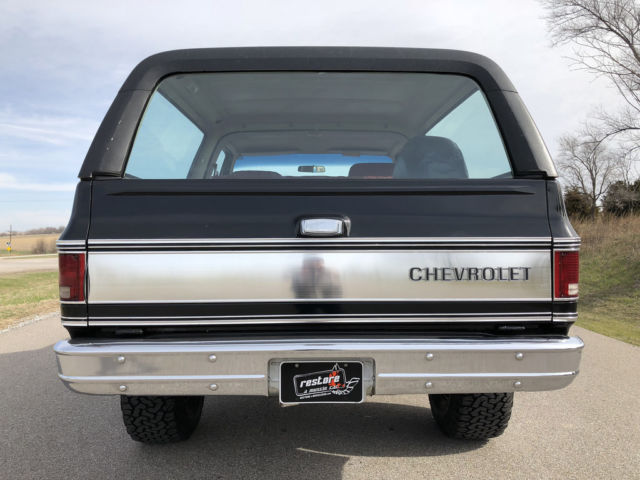 1978 Chevrolet Blazer K5, 4x4, Cheyenne, 19k miles, Black, Mint - photo 7