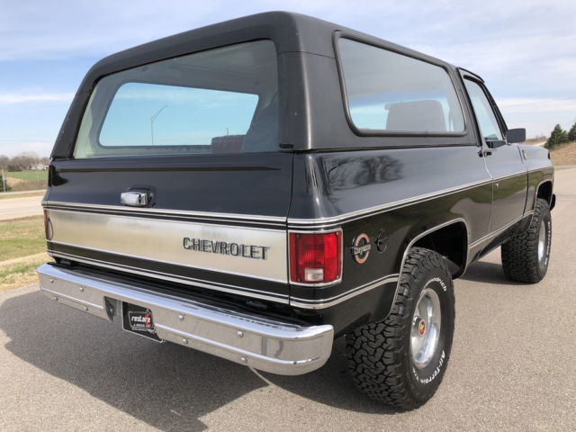1978 Chevrolet Blazer K5, 4x4, Cheyenne, 19k miles, Black, Mint - photo 8