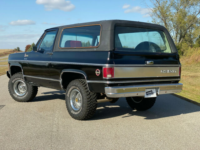 1978 Chevrolet Blazer K5, 4x4, Cheyenne, 58k miles, Black, Survivor - photo 5