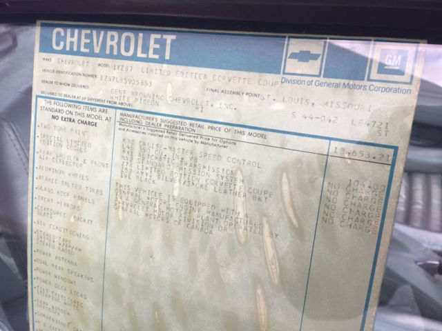 1978 Chevrolet Corvette 62nd Annual Indianolis Pace Car - photo 10