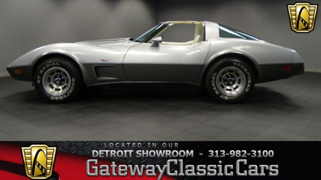 1978 Chevrolet Corvette 6852 Miles Silver T-Top L82 350 CID V8 3 Speed Automati 1978 Chevrolet Corvette