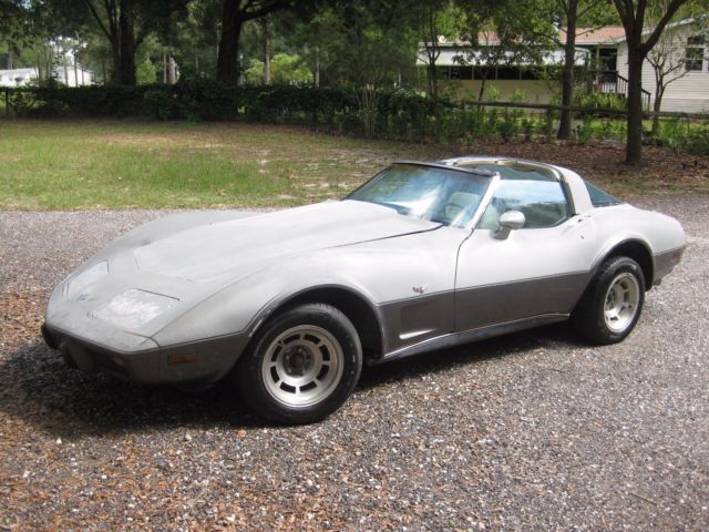 1978 Chevrolet Corvette Anniversary Edition Chevy Barn Find Project NO RESERVE 1978 Chevrolet Corvette