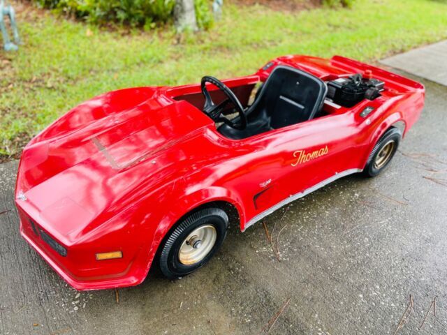 1978 Chevrolet Corvette Chevy Go Kart Cart Display FW C3 Barn Garage Find NO RES 1978 Chevrolet Corvette