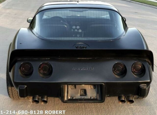 1978 Chevrolet Corvette CUSTOM MATTE BLACK & NEW CRATE MOTOR - photo 10