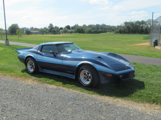 1978 Chevrolet Corvette – Customized 25th Anniversary Edition Coupe, Blue, Auto 1978 Chevrolet Corvette 25th Anniversary Edition
