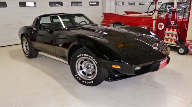 1978 Chevrolet Corvette L-82 10987 Miles Black 2 Door T-Top 350 Manual 4-Speed 1978 Chevrolet Corvette L-82