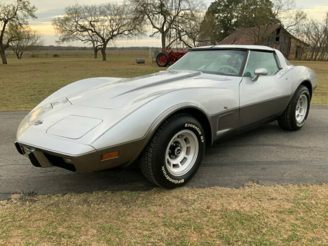 1978 Chevrolet Corvette L-82 4 speed Silver Anniversary 24k miles Oyst - photo 10