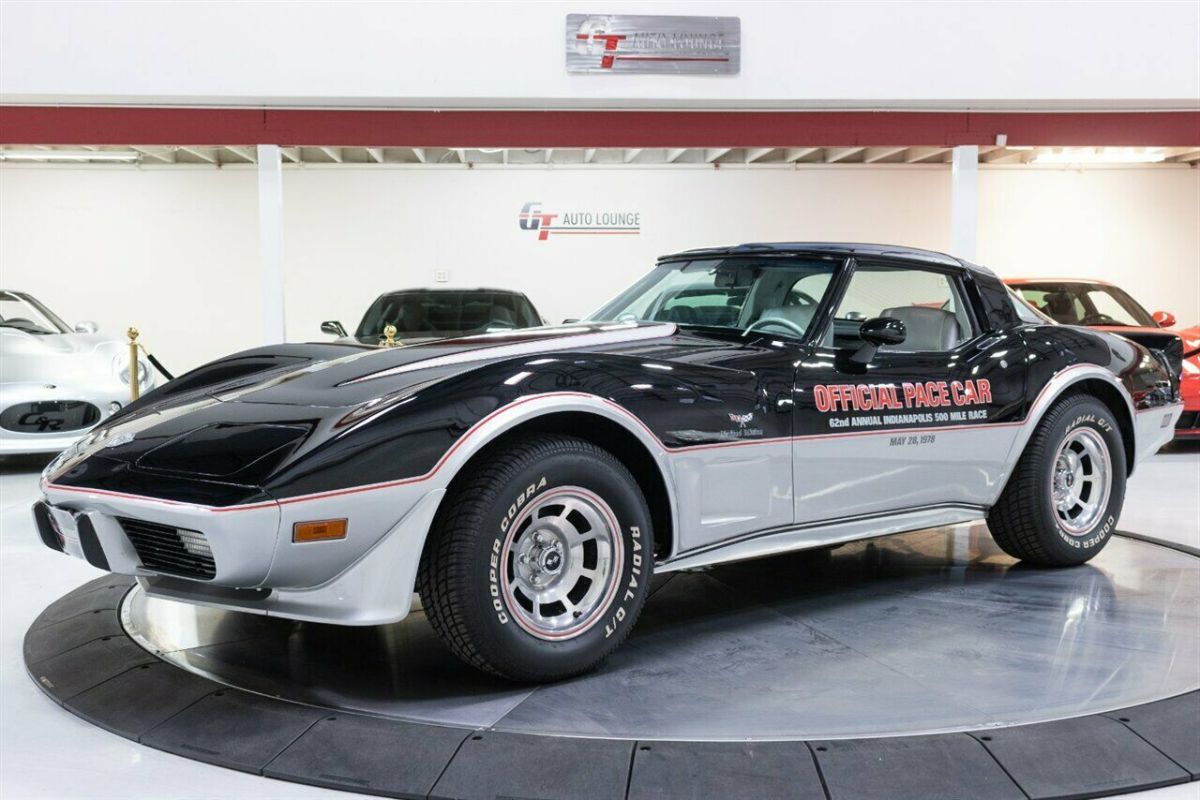 1978 Chevrolet Corvette Pace Car 25th Anniversary Indy Spedial Edition L82 TTop 1978 Chevrolet Corvette