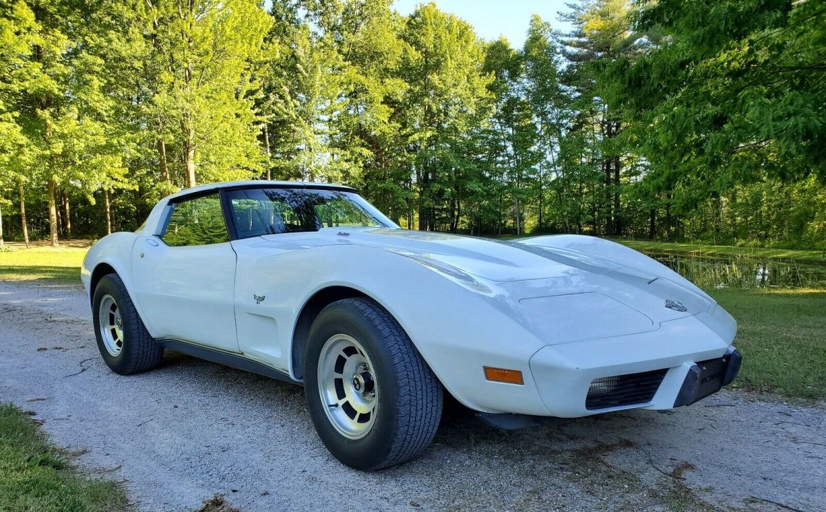 1978 Chevrolet Corvette Sportscar White RWD Manual base 1978 Chevrolet Corvette base