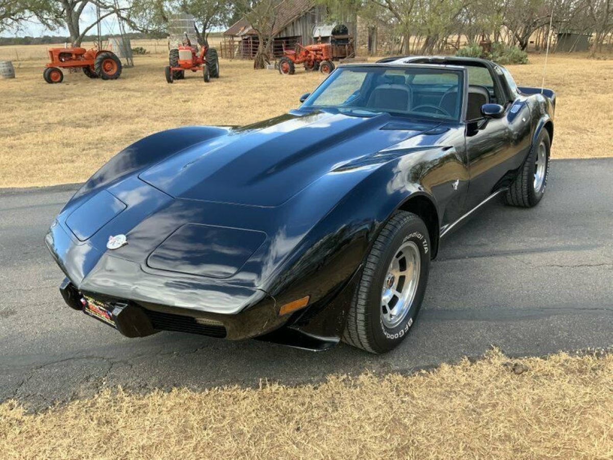 1978 Chevrolet Corvette T-Top Coupe 37573 Miles Black Coupe 350 V8 4-Speed Manua 1978 Chevrolet Corvette T-Top Coupe