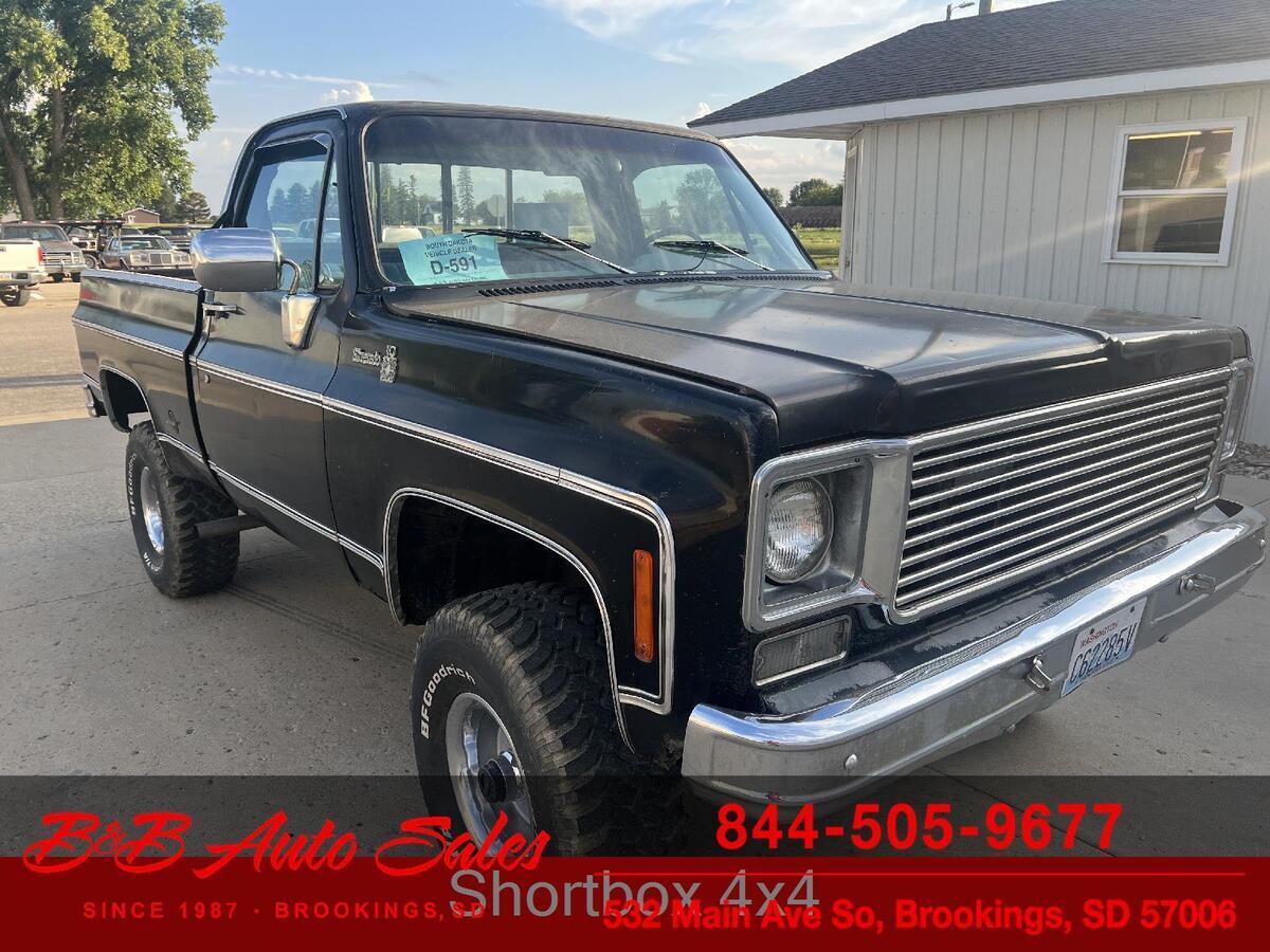 1978 Chevrolet K10 Silverado 4x4 100000 Miles Black 350 8 Cyl Auto 1978 Chevrolet K10 Silverado 4x4