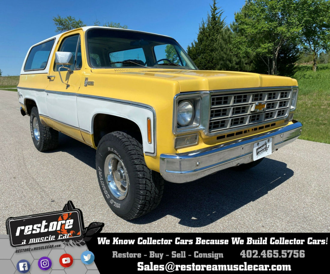 1978 Chevrolet K5 Blazer 4x4, 350ci - Auto, AC, 110k miles, Yellow White 1978 Chevrolet Blazer K5 Blazer 4x4, 350ci - Auto, AC, 110k miles