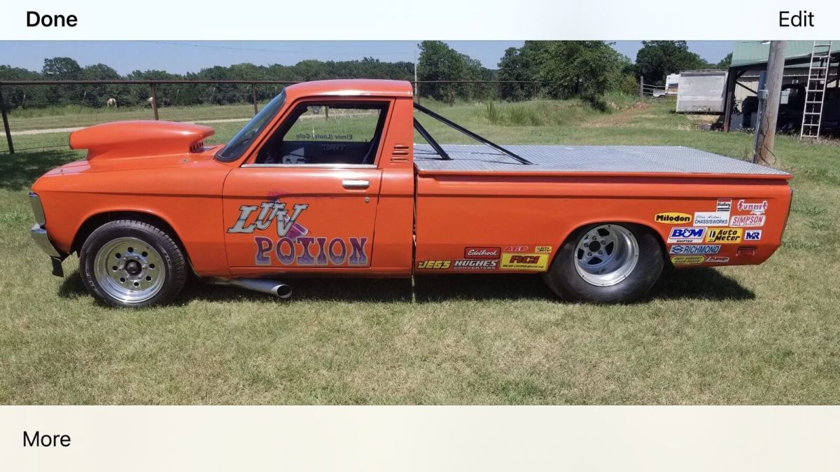 1978 Chevrolet Luv Pickup Orange RWD Automatic pro street 1978 Chevrolet Luv pro street