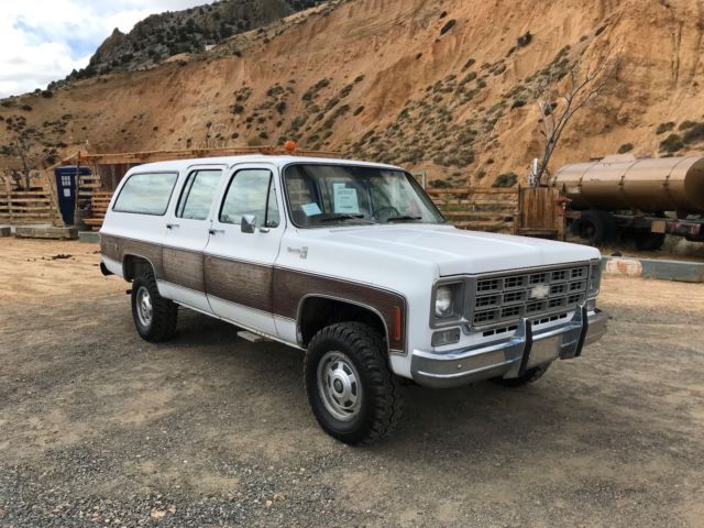 1978 CHEVY 3/4 TON 4X4 SUBURBAN 1 OWNER 50K ORIGINAL MILES RUST FREE 1978 Chevrolet Suburban Silverado