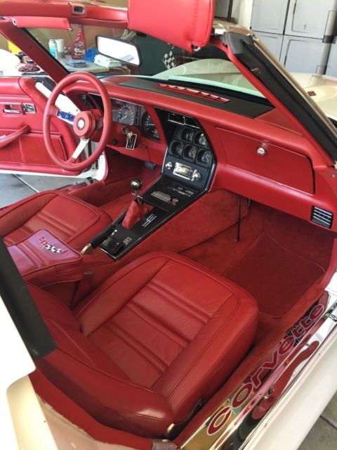 1978 Chevrolet Corvette Brand new pain original classic white - photo 11