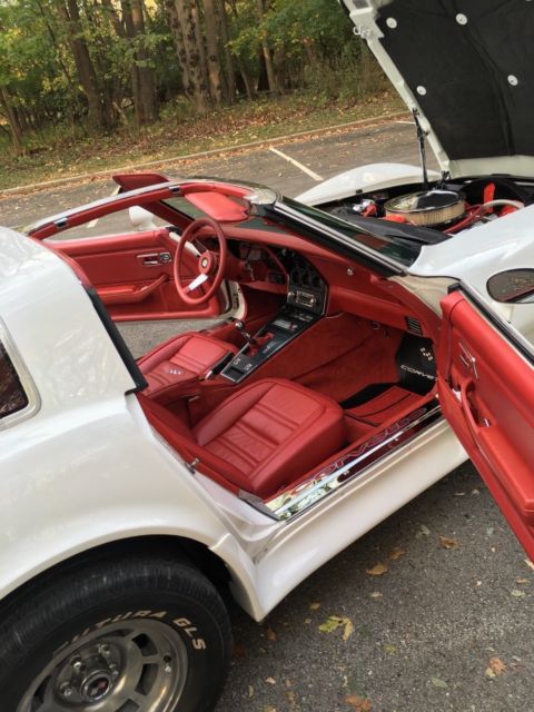 1978 Chevrolet Corvette Brand new pain original classic white - photo 12
