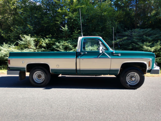 1978 Chevy Silverado 4x4 K20 3/4 350 4 Speed 157k A/C GMC WORLDWIDE NO RESERVE 1978 Chevrolet Silverado 2500 Silverado