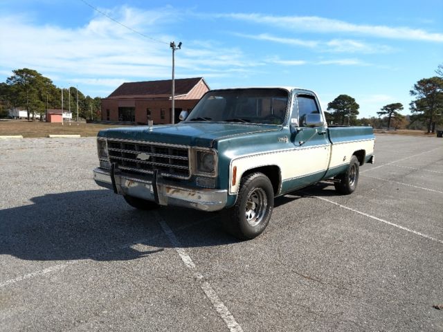 1978 Chevy Silverado C10 pick-up truck matching numbers 454ci big block 1978 Chevrolet C-10 Two tone