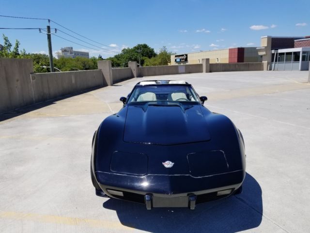 1978 corvette 25th anniversary edition in black with oyster interior 1978 Chevrolet Corvette
